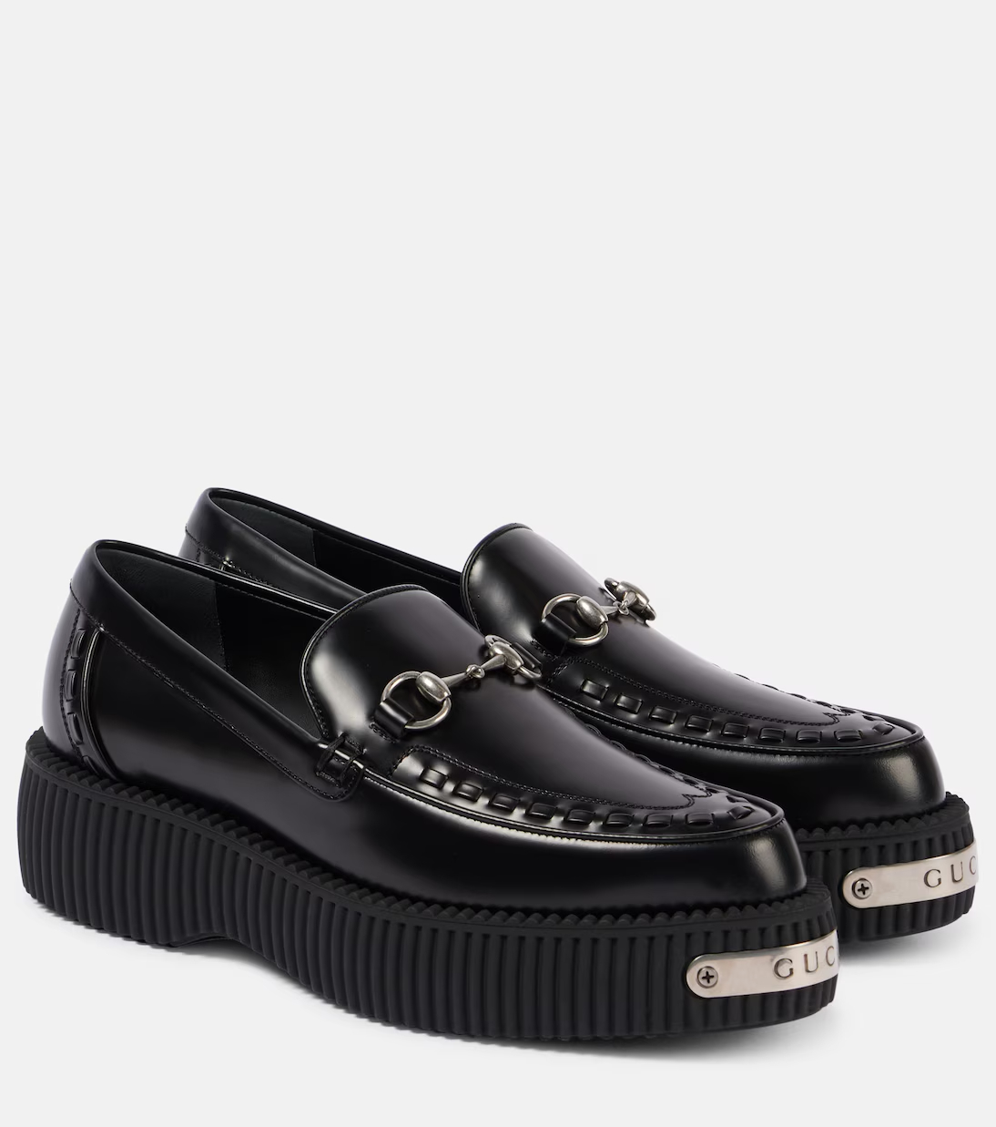 Horsebit leather loafers