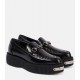 Horsebit leather loafers