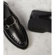 Horsebit leather loafers