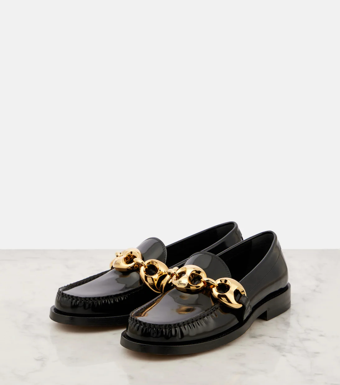 Marina patent leather loafers