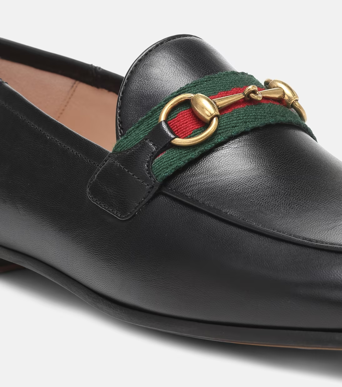 Horsebit leather loafers