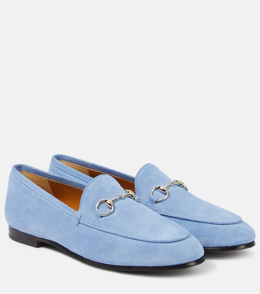 Gucci Jordaan Horsebit suede loafers