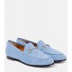 Gucci Jordaan Horsebit suede loafers