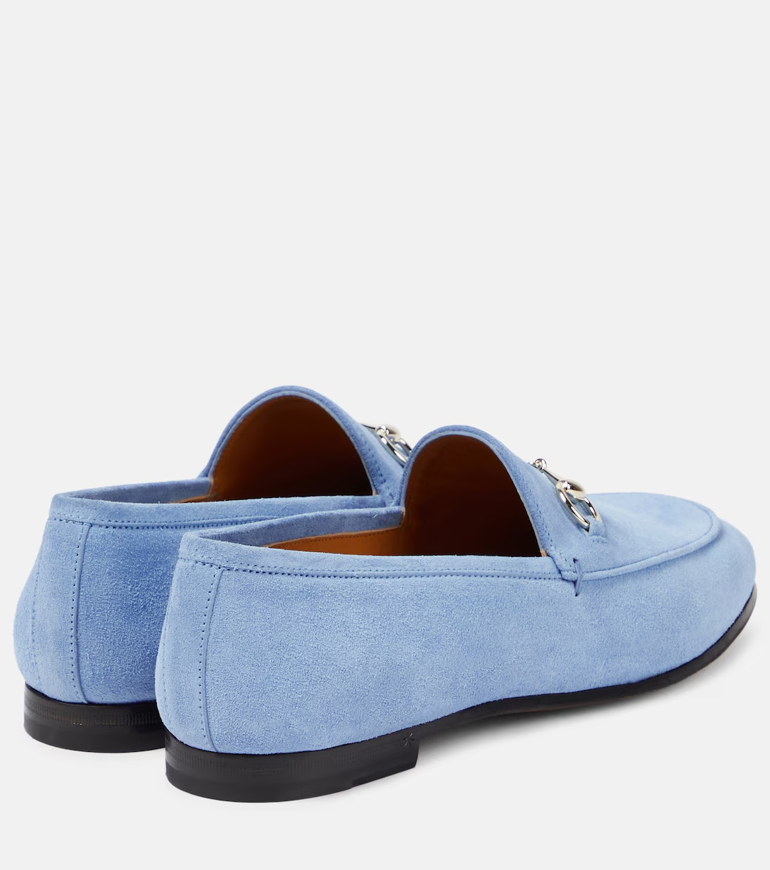 Gucci Jordaan Horsebit suede loafers