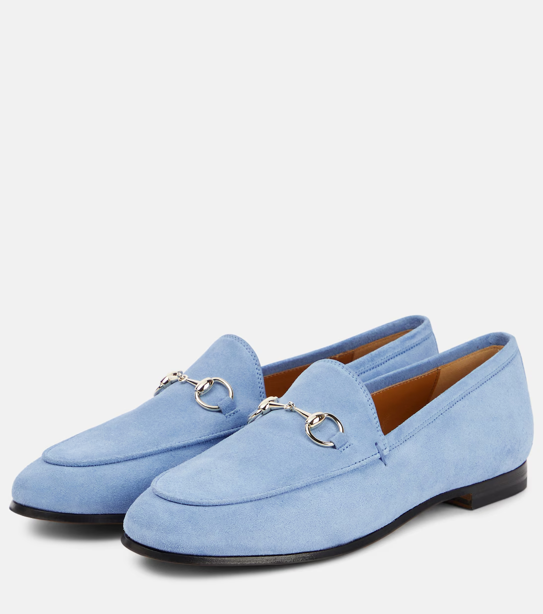 Gucci Jordaan Horsebit suede loafers