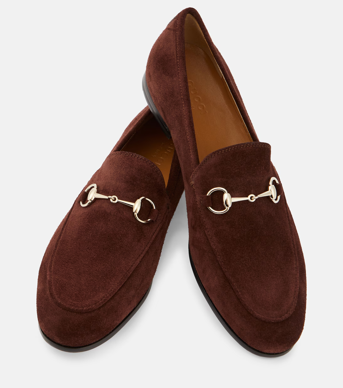 Gucci Jordaan Horsebit suede loafers