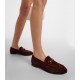 Gucci Jordaan Horsebit suede loafers