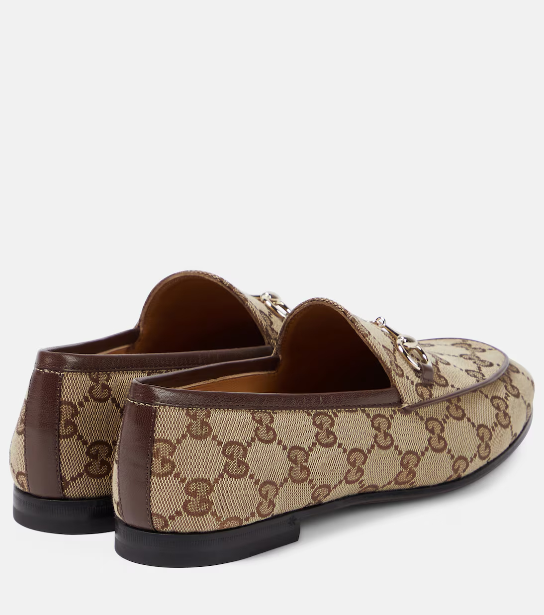 Jordaan Horsebit GG canvas loafers