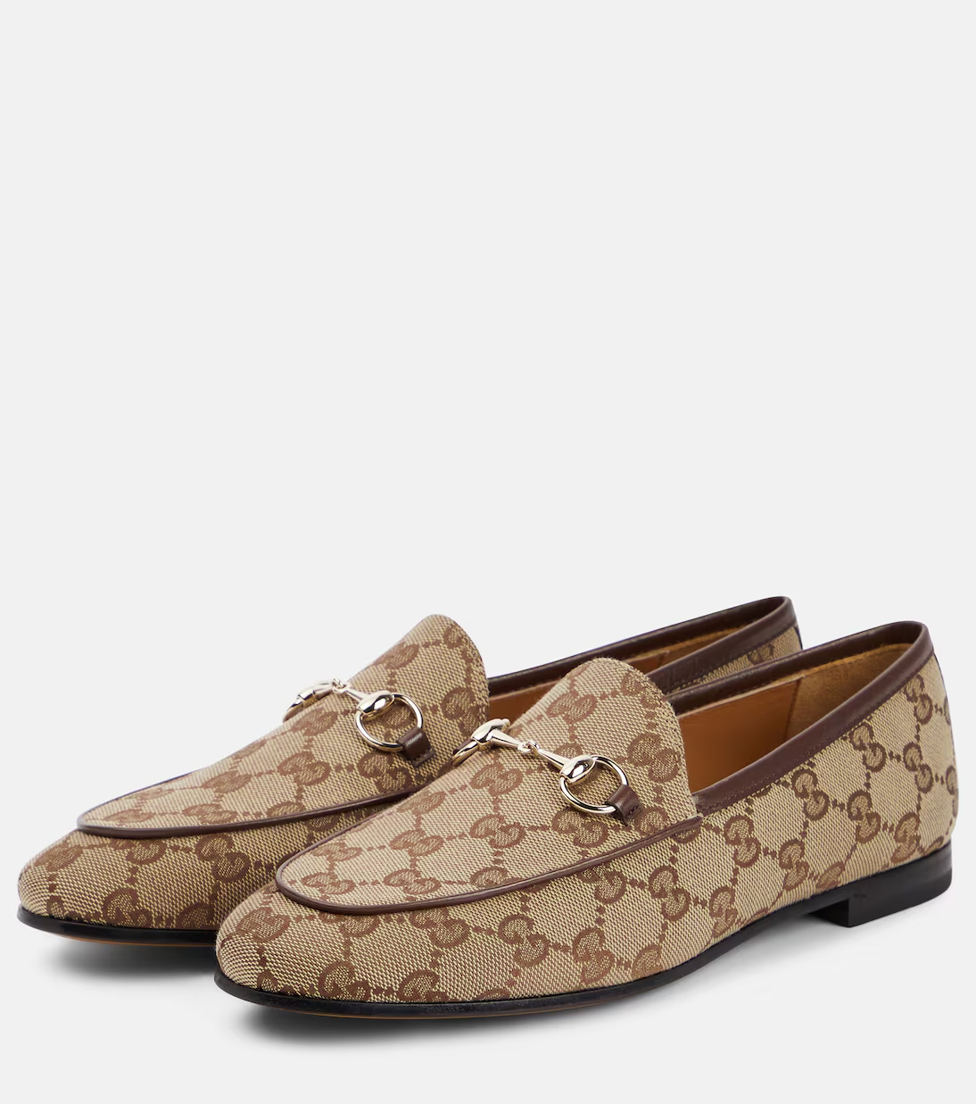 Jordaan Horsebit GG canvas loafers