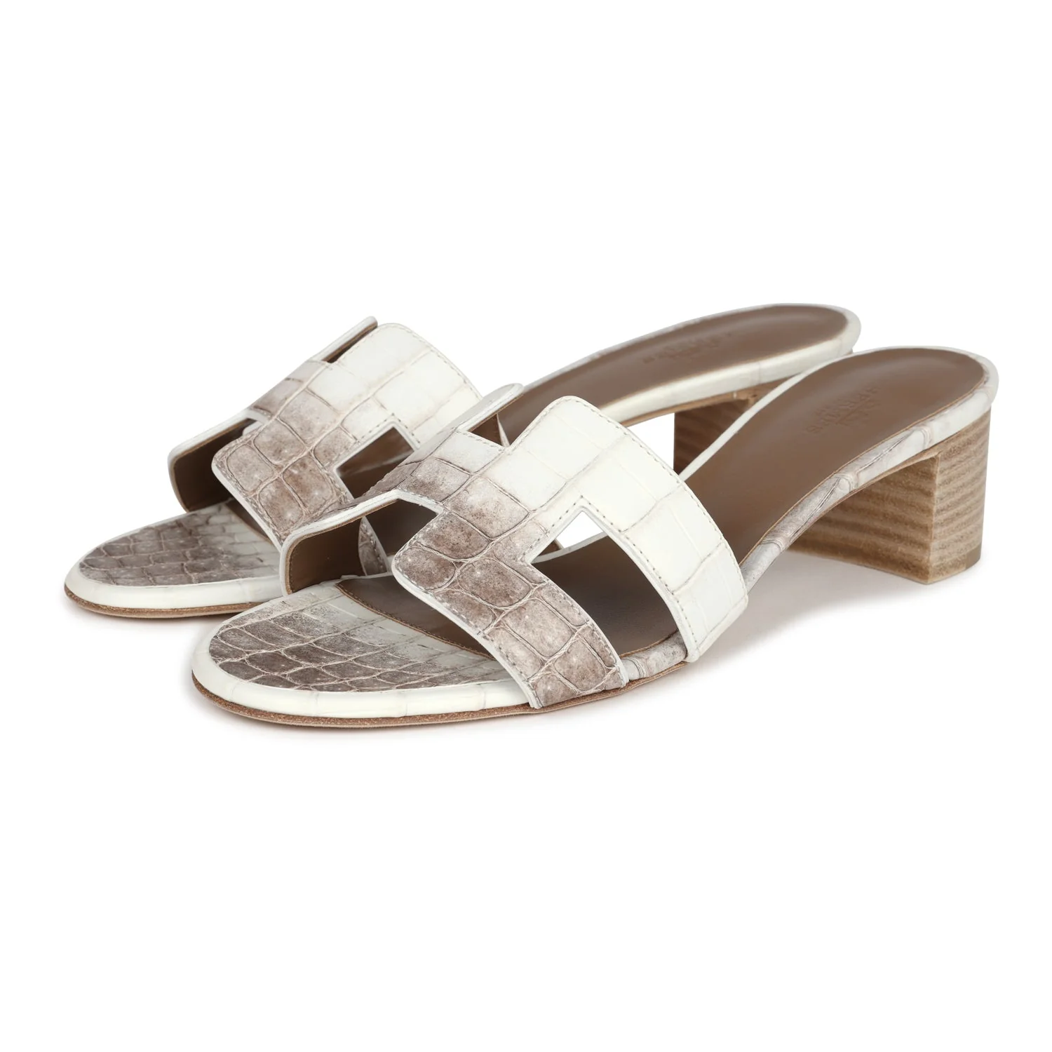 Hermès Oasis Sandal Himalaya Matte Niloticus Crocodile