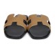 Hermès Oran Sandals Dore Chevre