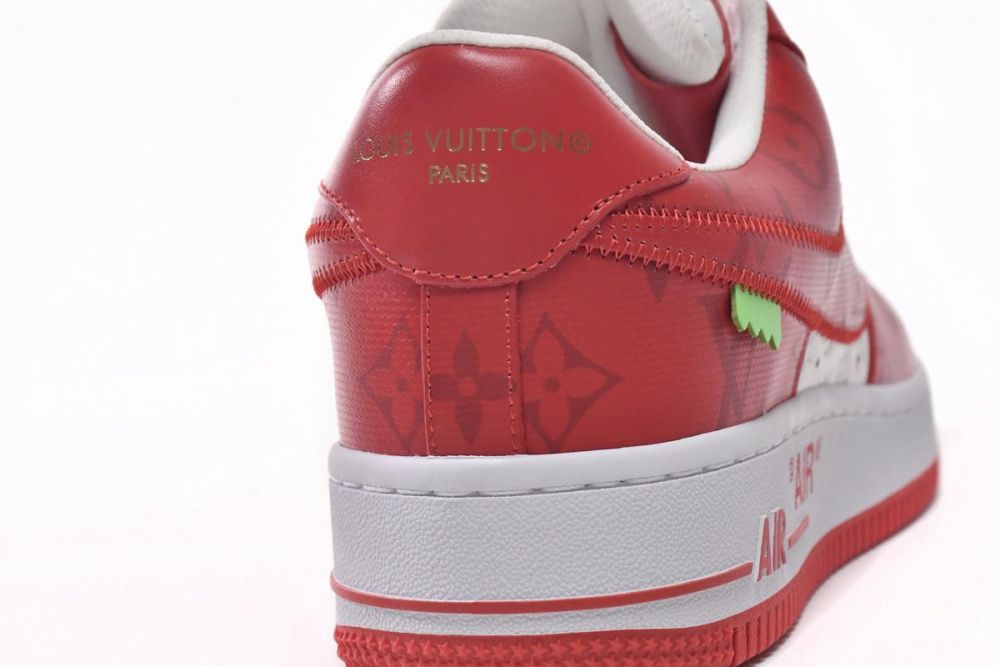 Louis Vuitton x Nike Air Force 1 White Red