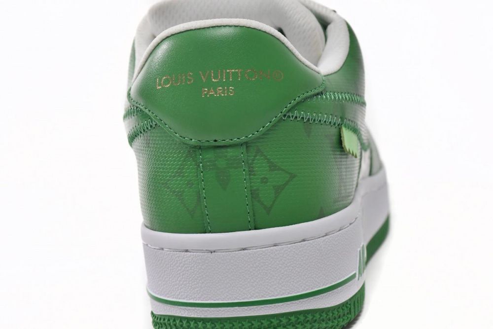 Louis Vuitton x Nike Air Force 1 White Green