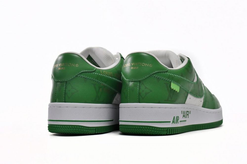 Louis Vuitton x Nike Air Force 1 White Green