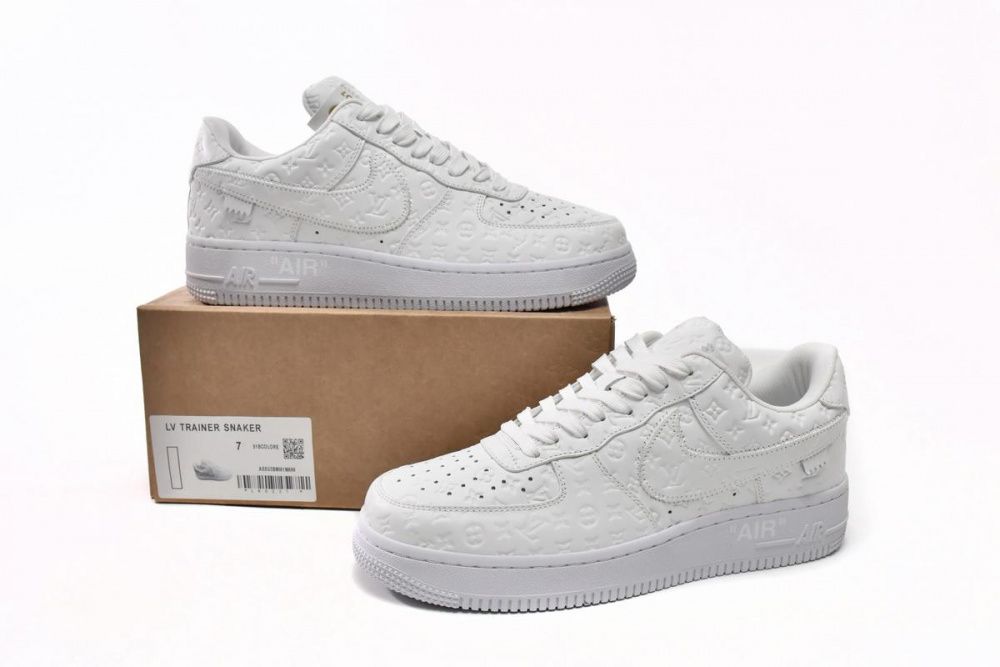 Louis Vuitton x Nike Air Force 1 Triple White