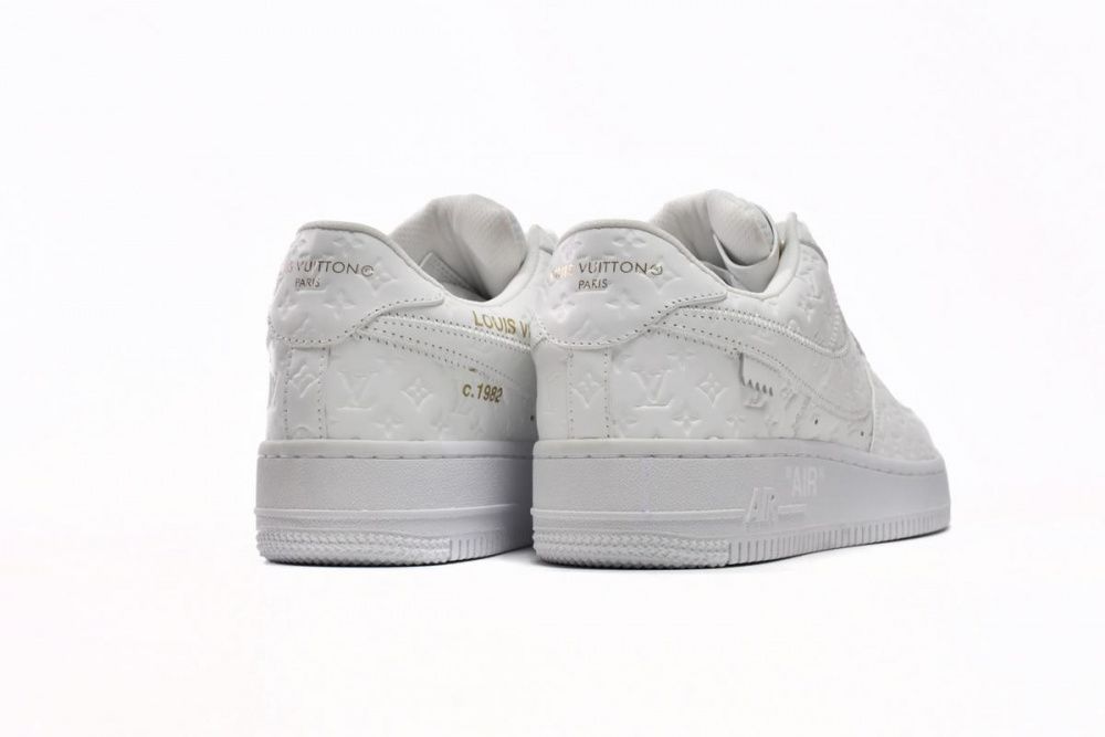 Louis Vuitton x Nike Air Force 1 Triple White