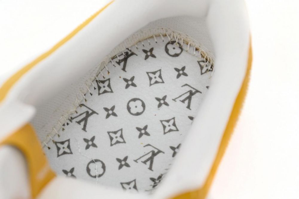 Louis Vuitton x Nike Air Force 1 Co Branded White Yellow