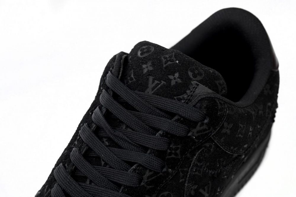 Louis Vuitton x Nike Air Force 1 All Black