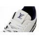 Louis Vuitton Trainer All Blue Dark Dlue Lychee Pattern