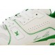 Louis Vuitton Trainer All Blue White Green Lychee Pattern