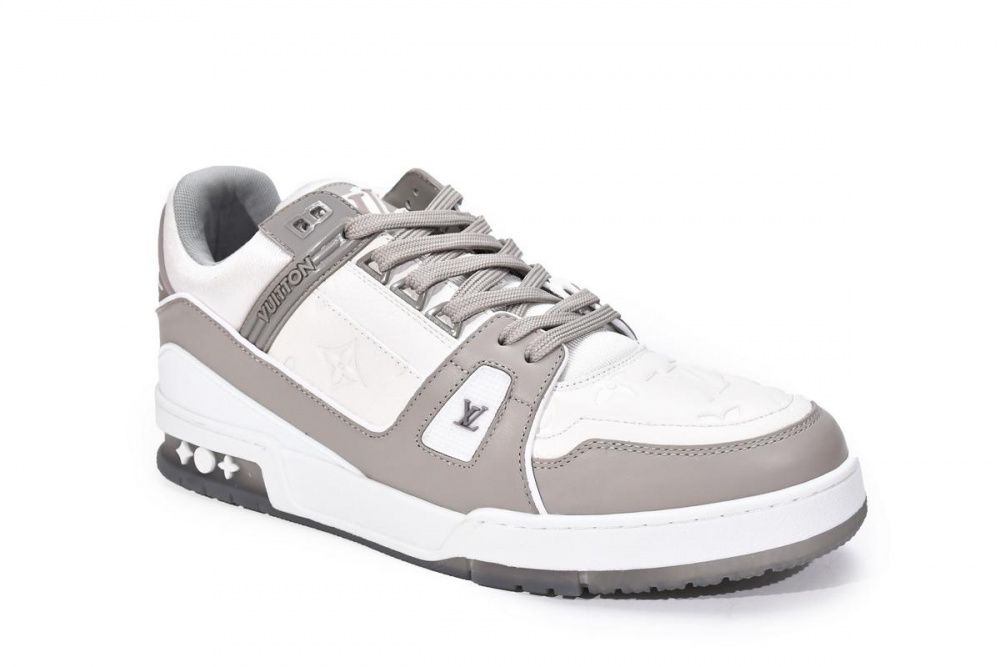 Louis Vuitton Trainer Grey White