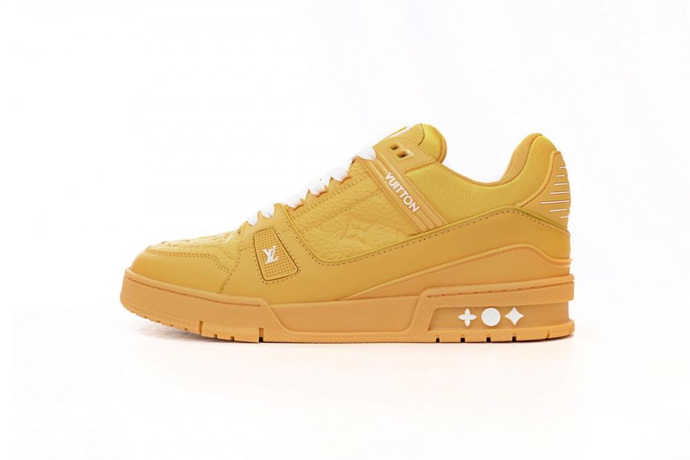 Louis Vuitton Trainer All Yellow Embossing