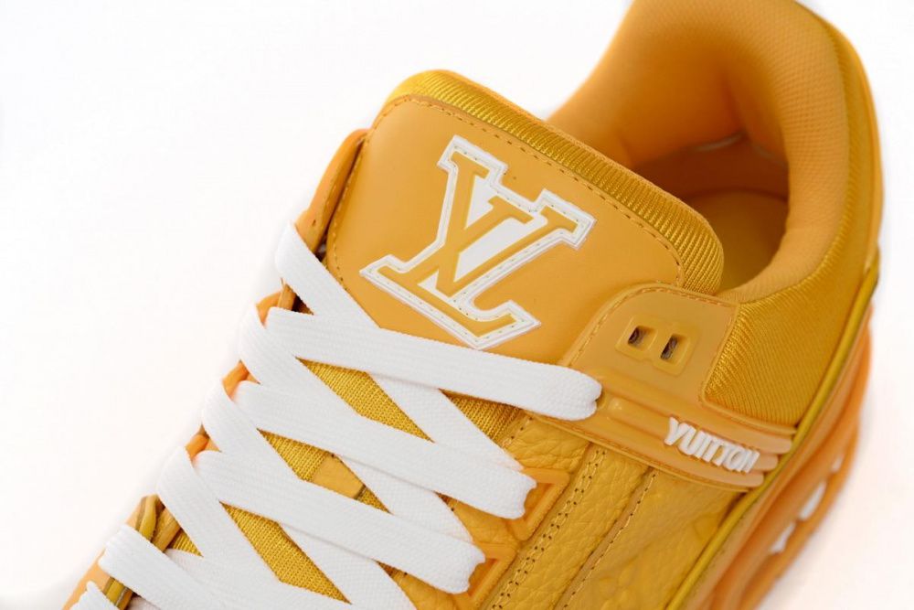 Louis Vuitton Trainer All Yellow Embossing