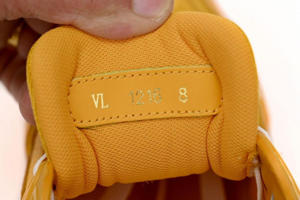 Louis Vuitton Trainer All Yellow Embossing