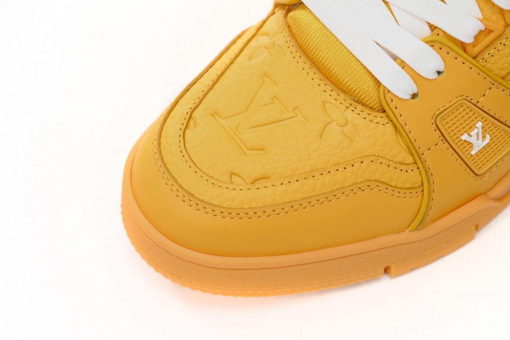 Louis Vuitton Trainer All Yellow Embossing