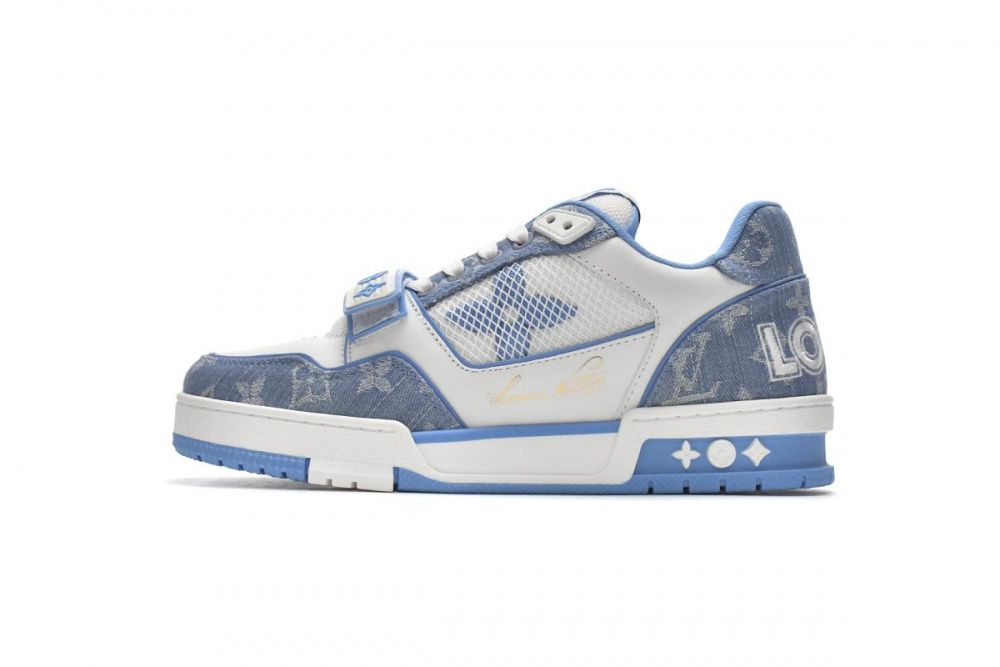 Louis Vuitton Trainer Blue Cloth Surface