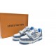 Louis Vuitton Trainer Blue Cloth Surface