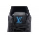 Louis Vuitton Trainer Black Litchi Pattern