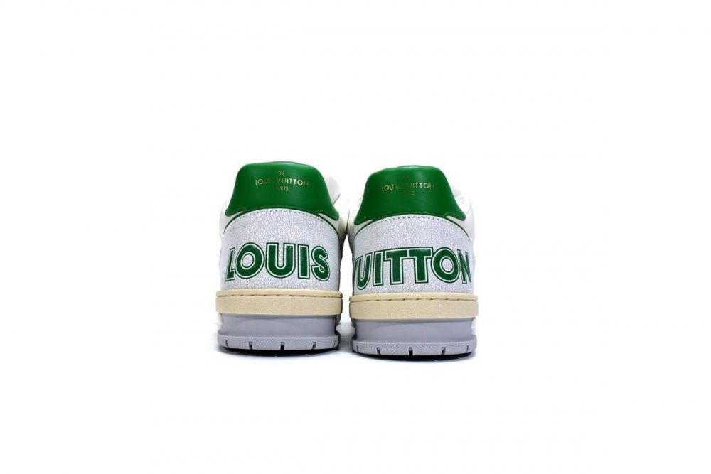 Louis Vuitton Trainer White Green