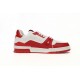 Louis Vuitton Trainer White Red