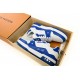 Louis Vuitton Trainer White Blue