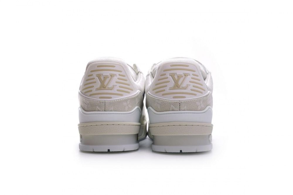 Louis Vuitton Trainer White Denim