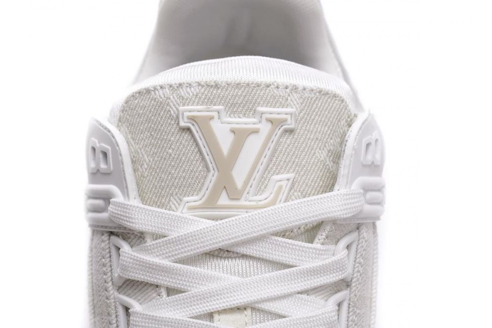 Louis Vuitton Trainer White Denim