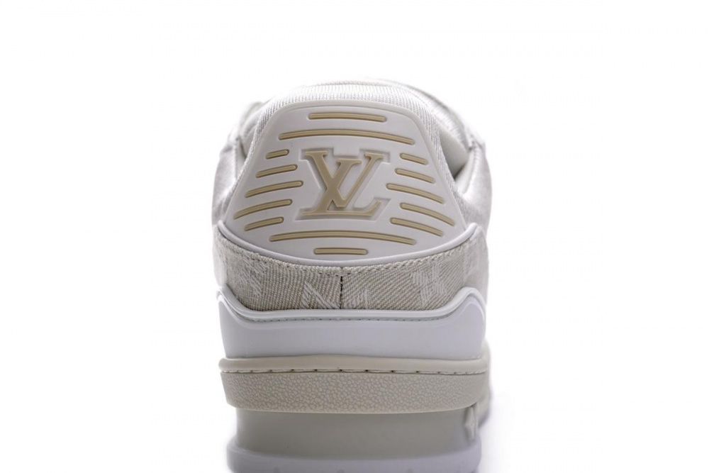 Louis Vuitton Trainer White Denim