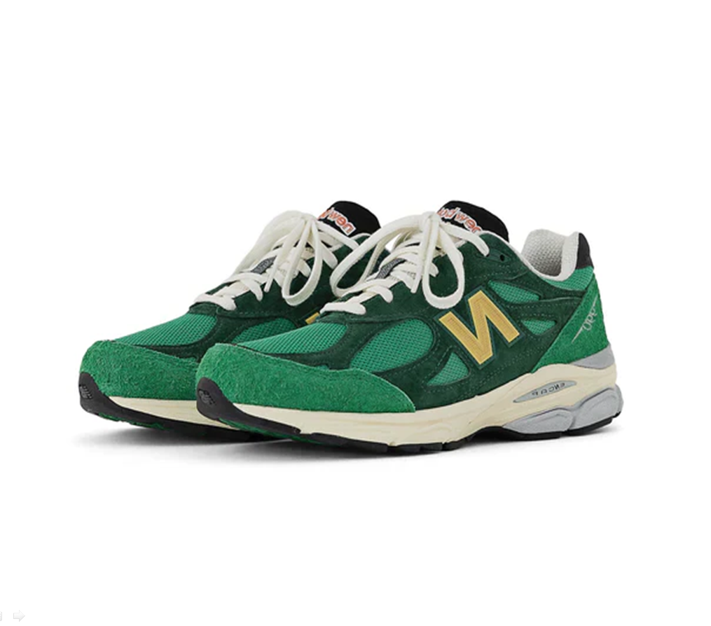 New Balance 990v3 MiUSA Varsity Green Gold