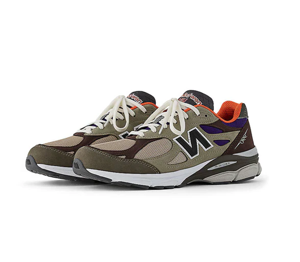 New Balance 990v3 MiUSA Teddy Santis Khaki Orange