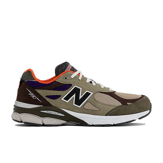 New Balance 990v3 MiUSA Teddy Santis Khaki Orange