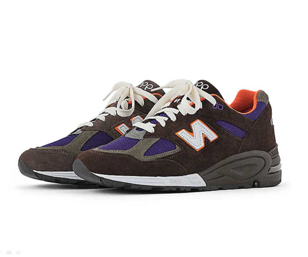 New Balance 990v2 MiUSA Brown Purple