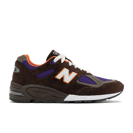 New Balance 990v2 MiUSA Brown Purple