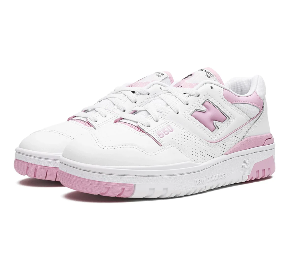 New Balance 550 White Bubblegum Pink