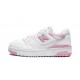 New Balance 550 White Bubblegum Pink