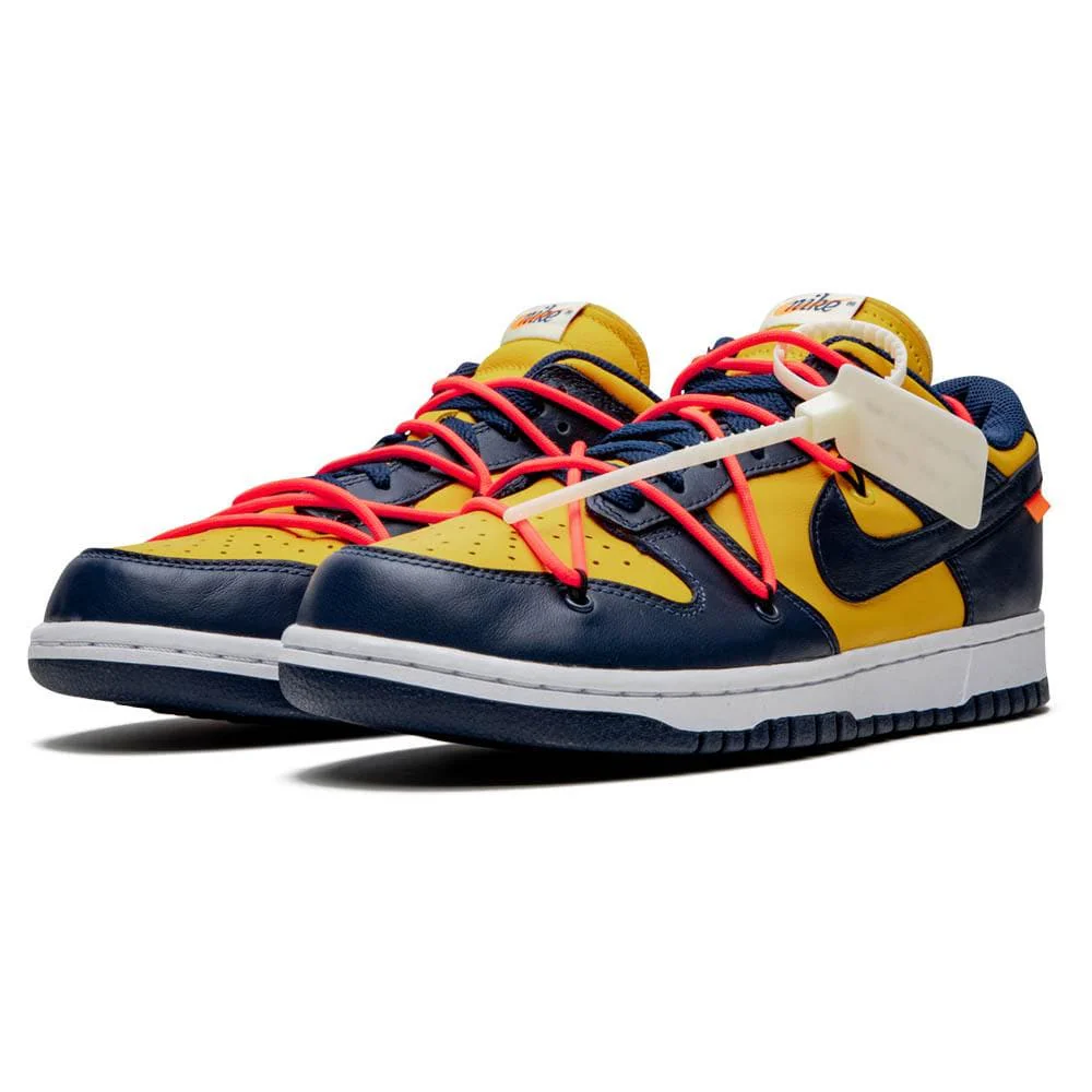 Nike Dunk Low Off-White University Gold Midnight Navy