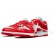 Nike Dunk Low Off-White University Red