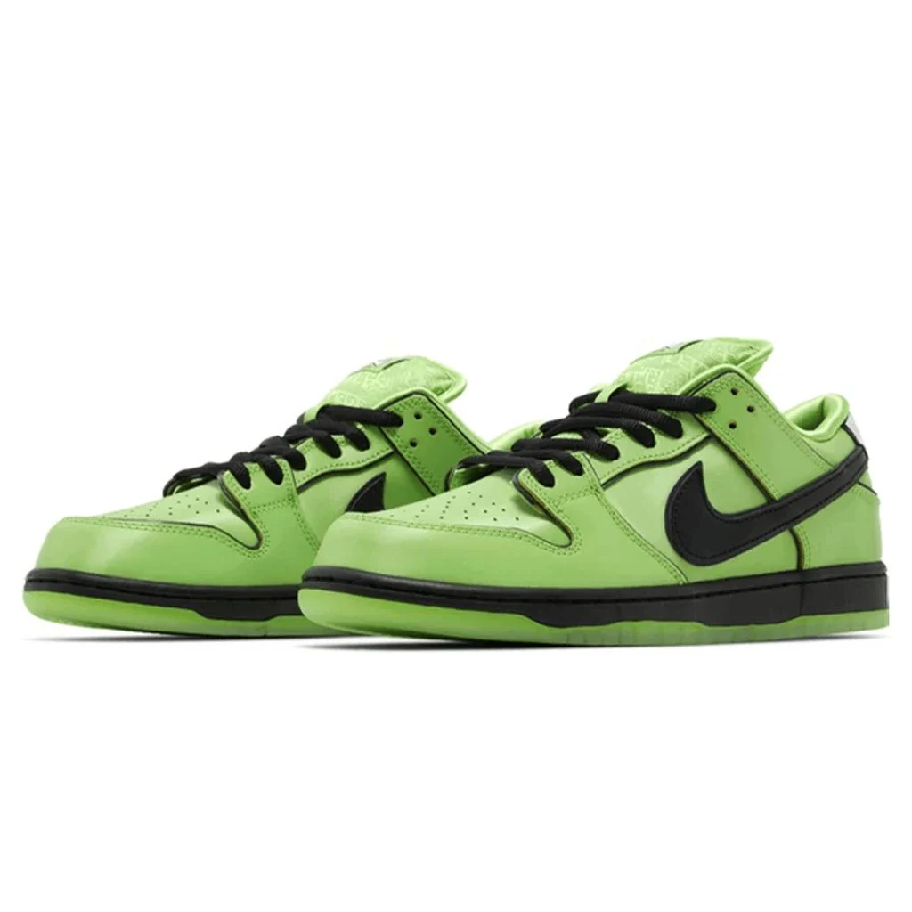 Nike SB Dunk Low Powerpuff Girls- Buttercup