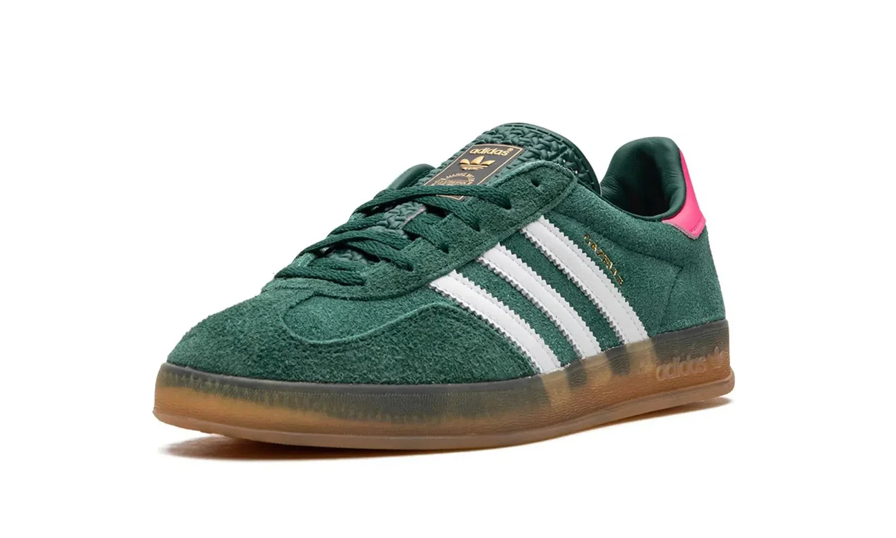 Adidas Gazelle Indoor Collegiate Green Lucid Pink