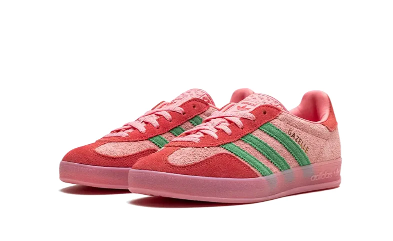 Adidas Gazelle Indoor Semi Pink Spark Preloved Scarlet